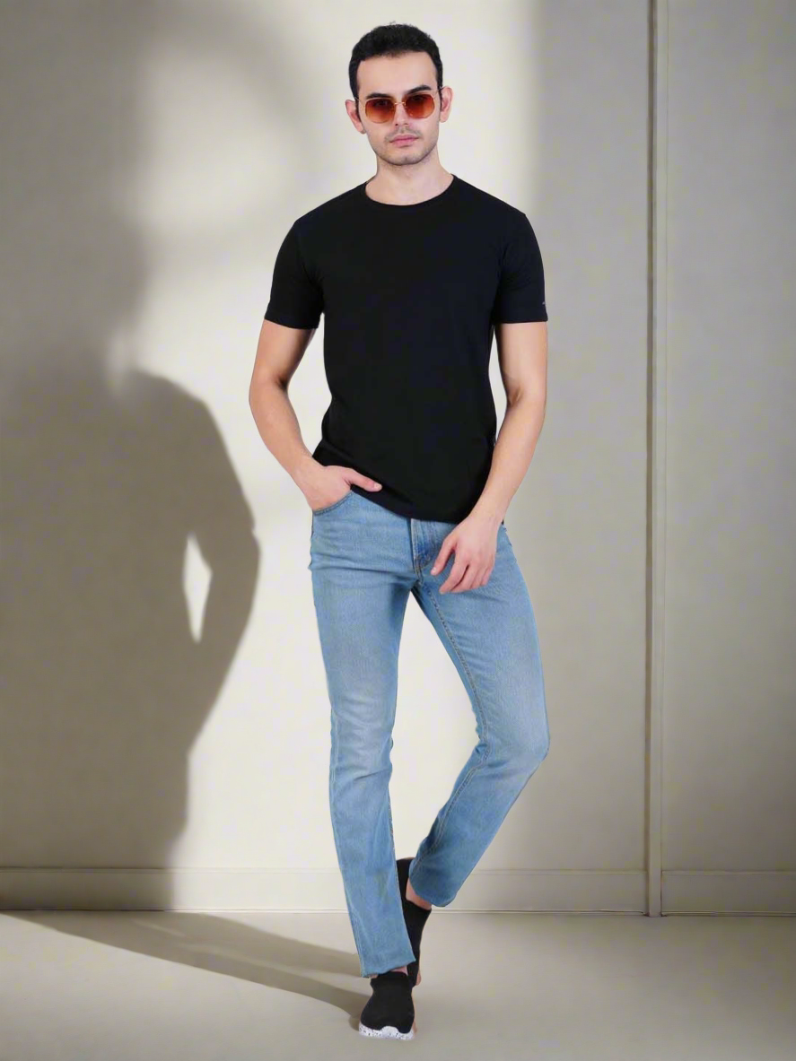 Pure Cotton T-Shirt for Men and Women - Black